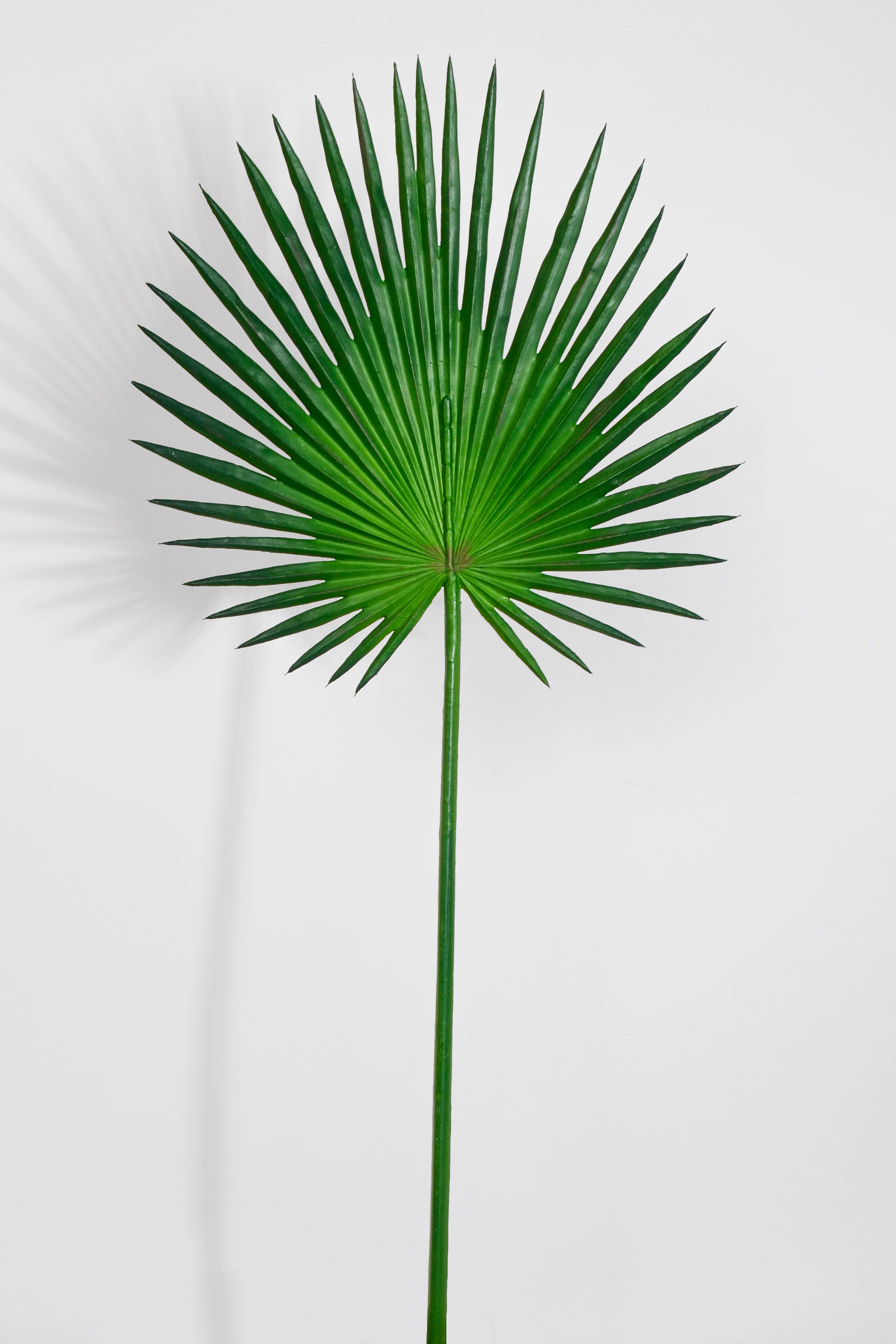 33" Artificial Fan Palm Leaf Green