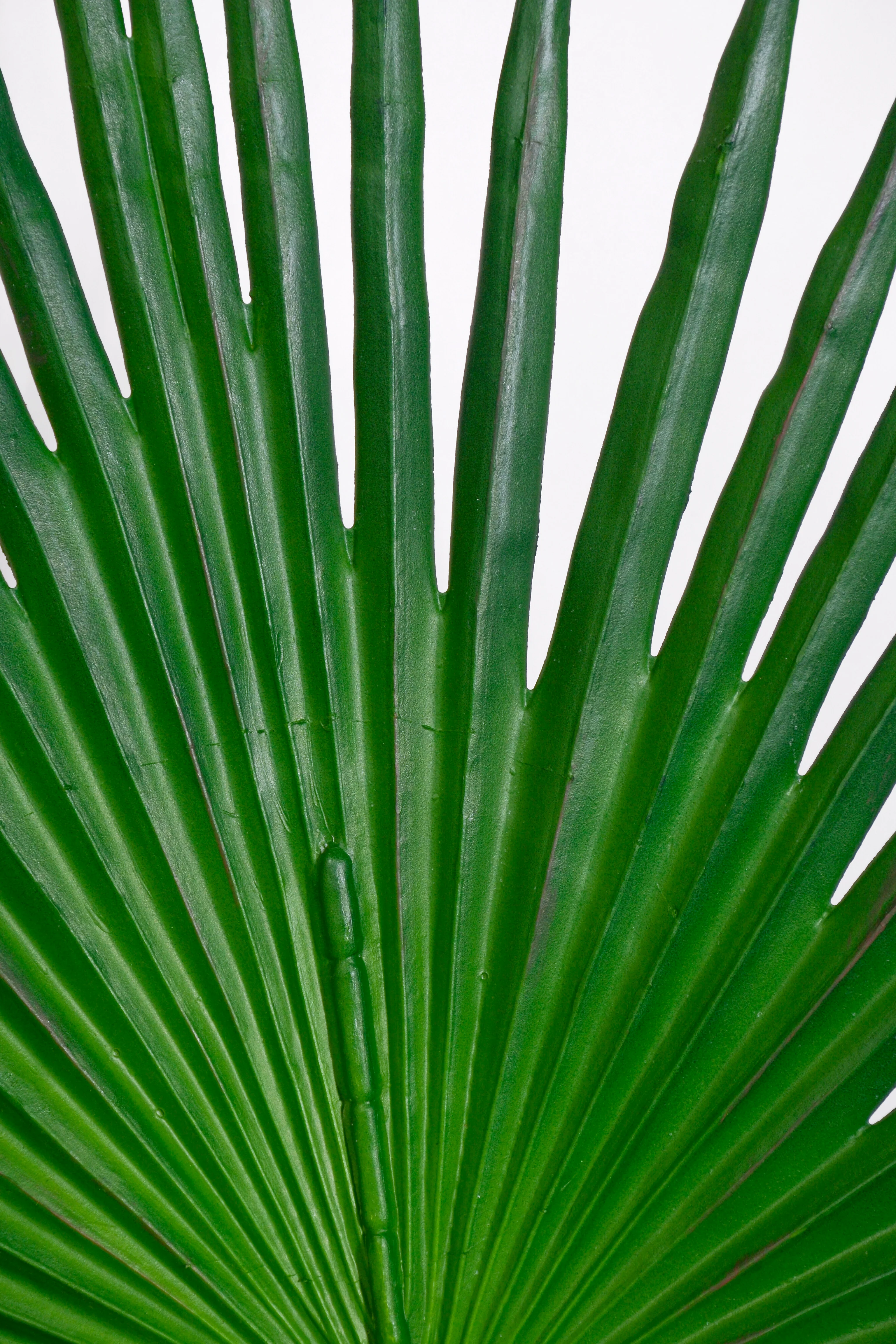 33" Artificial Fan Palm Leaf Green - Image 2