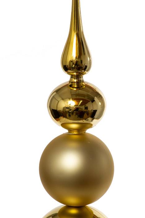 33" Jumbo Shiny & Matte Tower Gold - Image 2