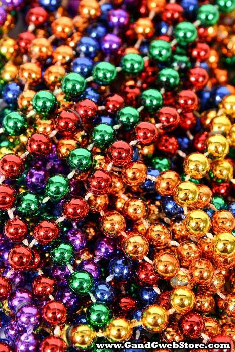 33" Party Beads Assorted Pkg/12 - Image 3