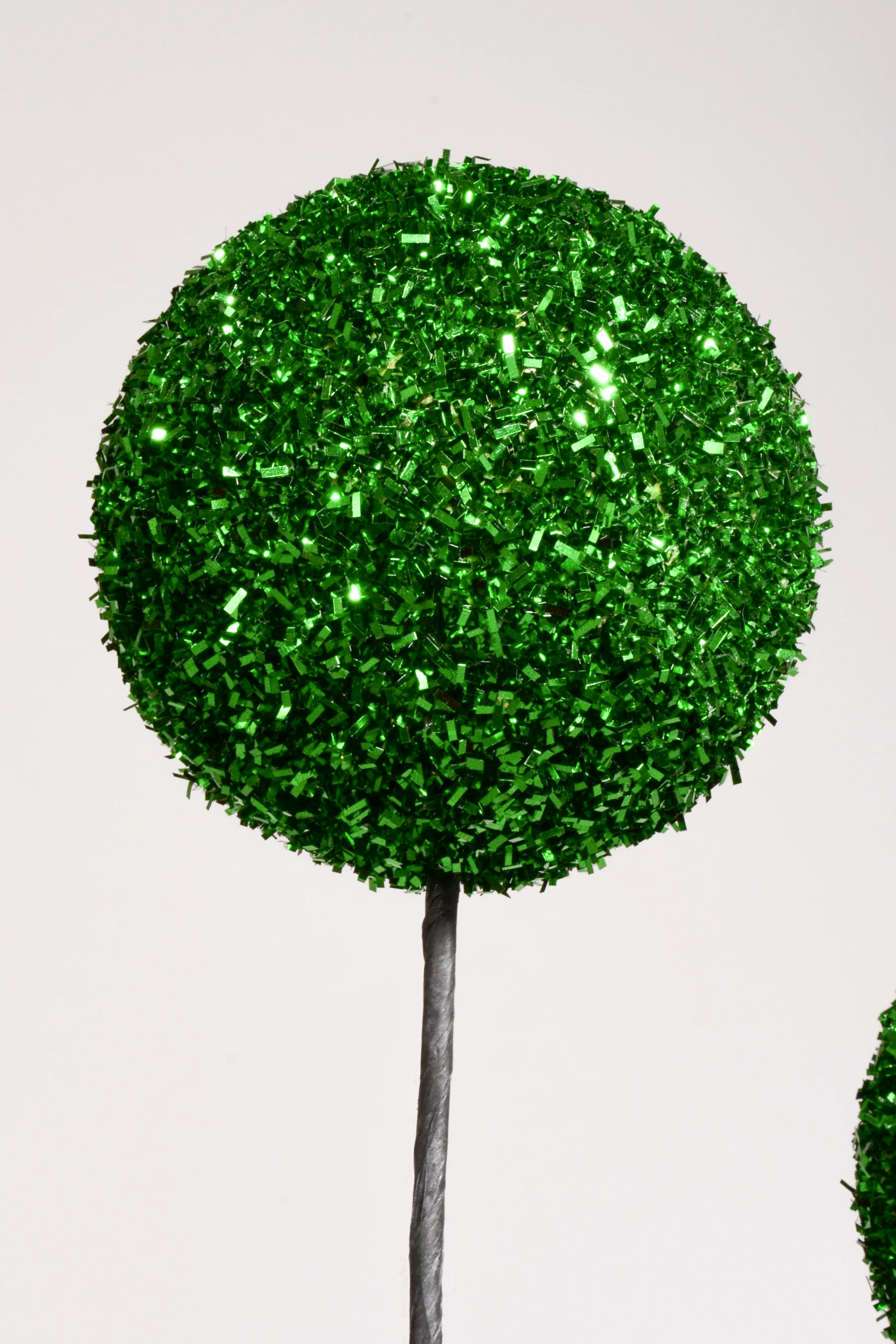 34.5" Glitter Ball Spray Green - Image 2