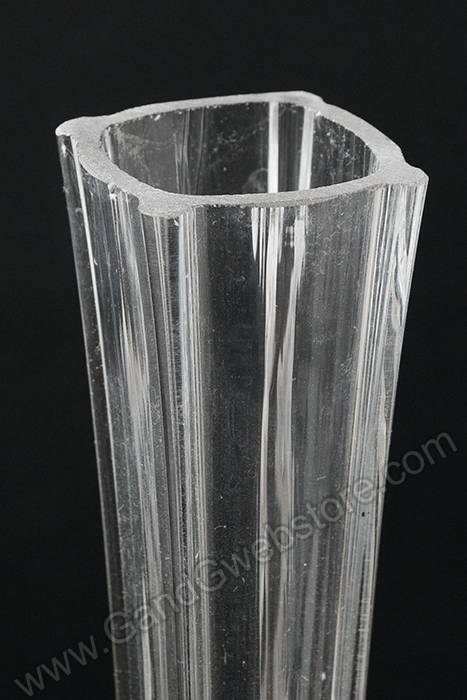 35.5" Glass Eiffel Tower Glass Vase Clear - Image 2