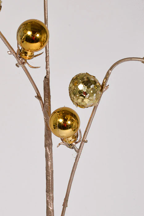 35.5" Hanging Ball Spray Gold - Image 2