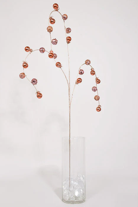 35.5" Hanging Ball Spray Pink