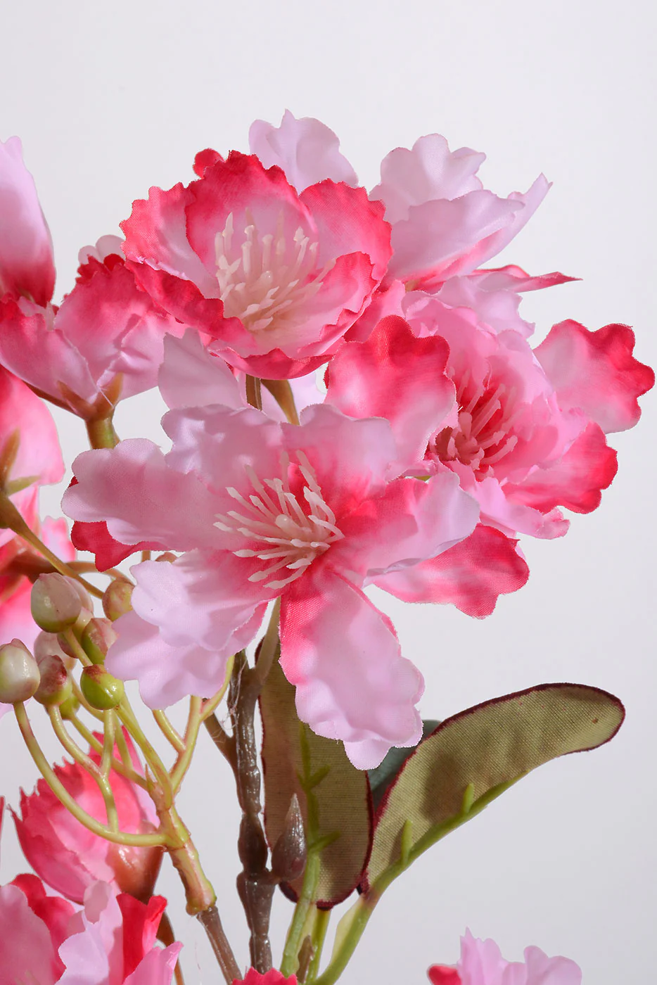 35.5" Silk Cherry Blossom Spray Fuchsia - Image 2