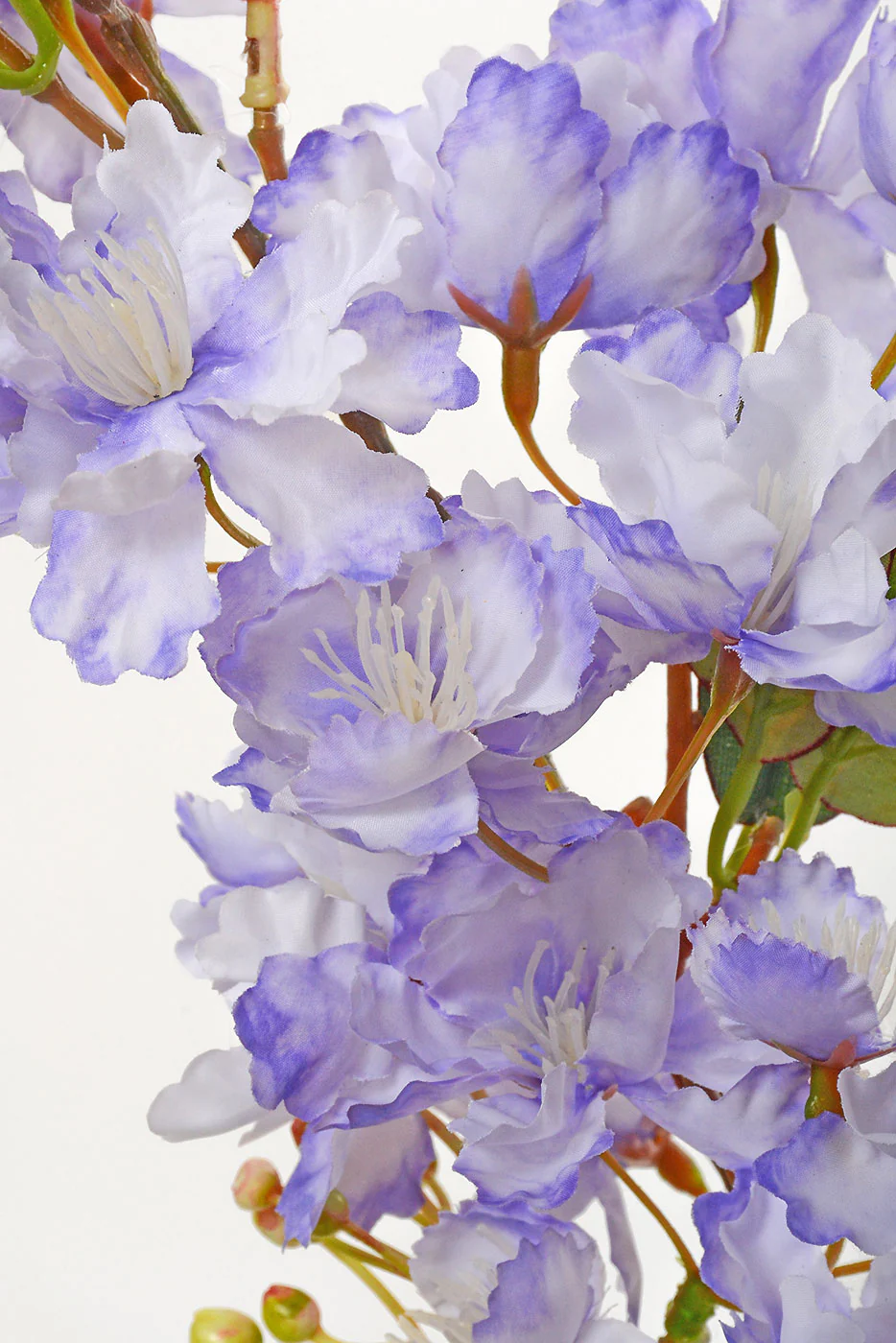 35.5" Silk Cherry Blossom Spray Lavender - Image 2