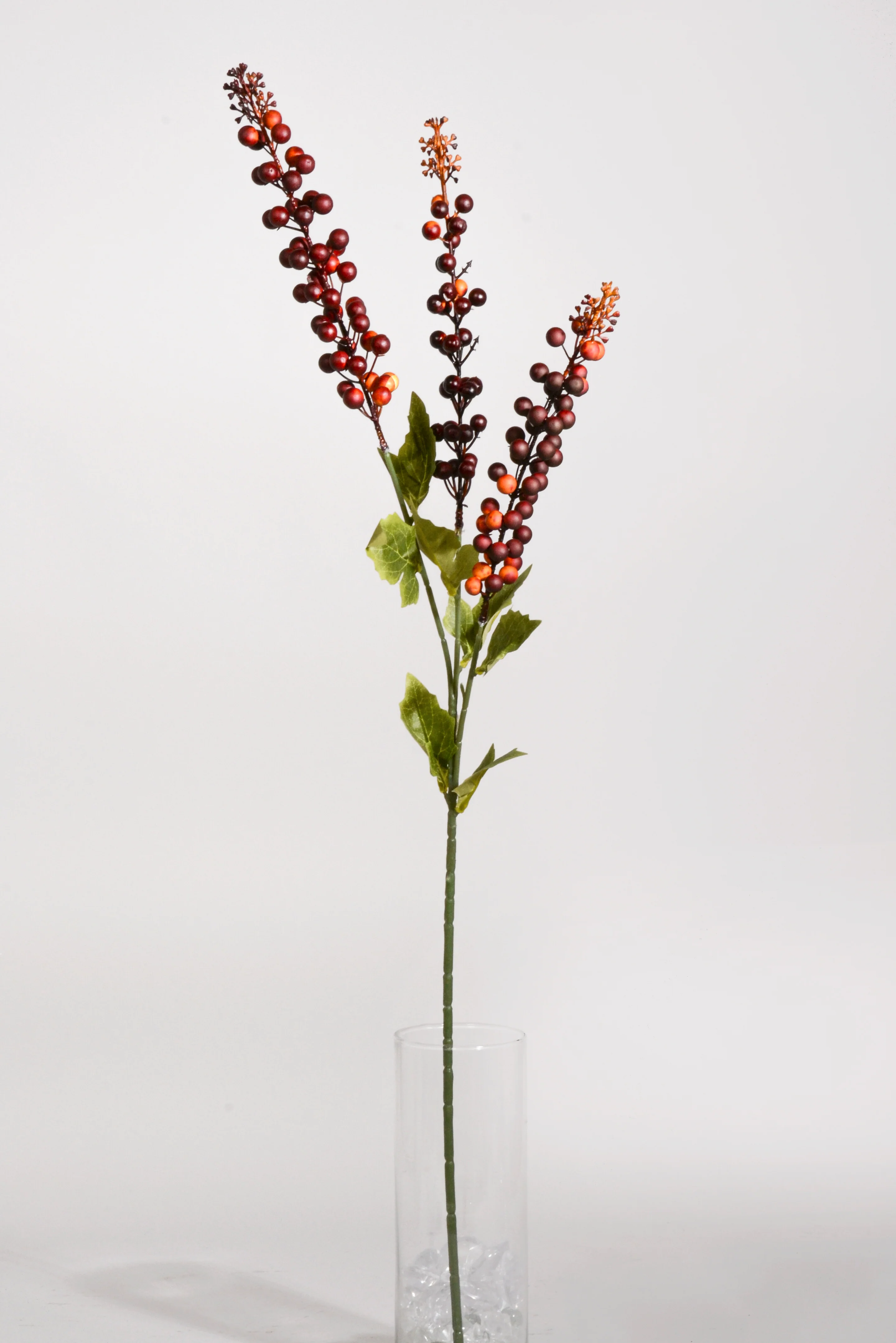 35" Artificial Berry Spray Burgundy