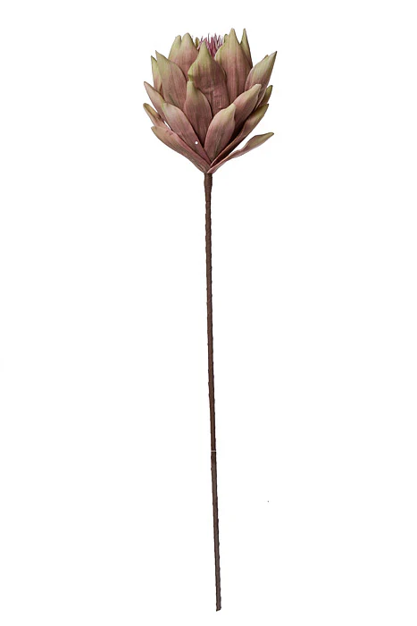 35" Artificial Protea Foam Spray Soft Pink