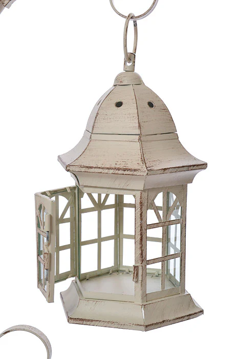 35" Hanging Lantern Tree White - Image 2