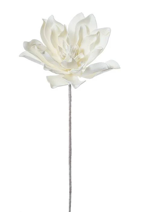 35" New Dahlia Stem White