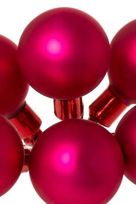 35mm Matte Glass Ball Magenta Pkg/72 - Image 2