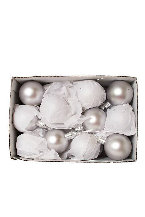 35mm Matte Glass Ball (Silver) Pkg/72 - Image 3