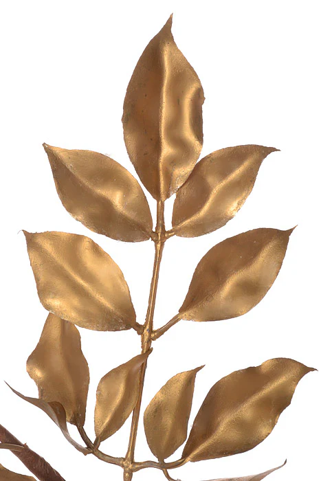 36.25" Metallic Leaf Spray Gold - Image 2