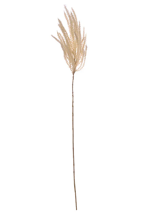 36" Artificial Reed Grass Spray Cream