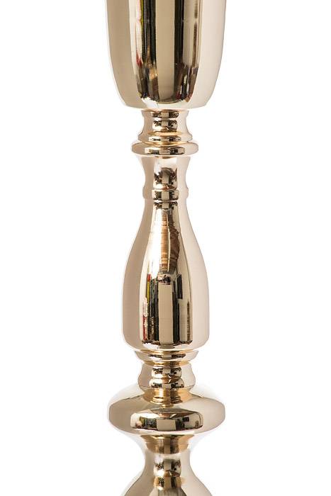 36" Metal Bouquet Stand Gold - Image 2