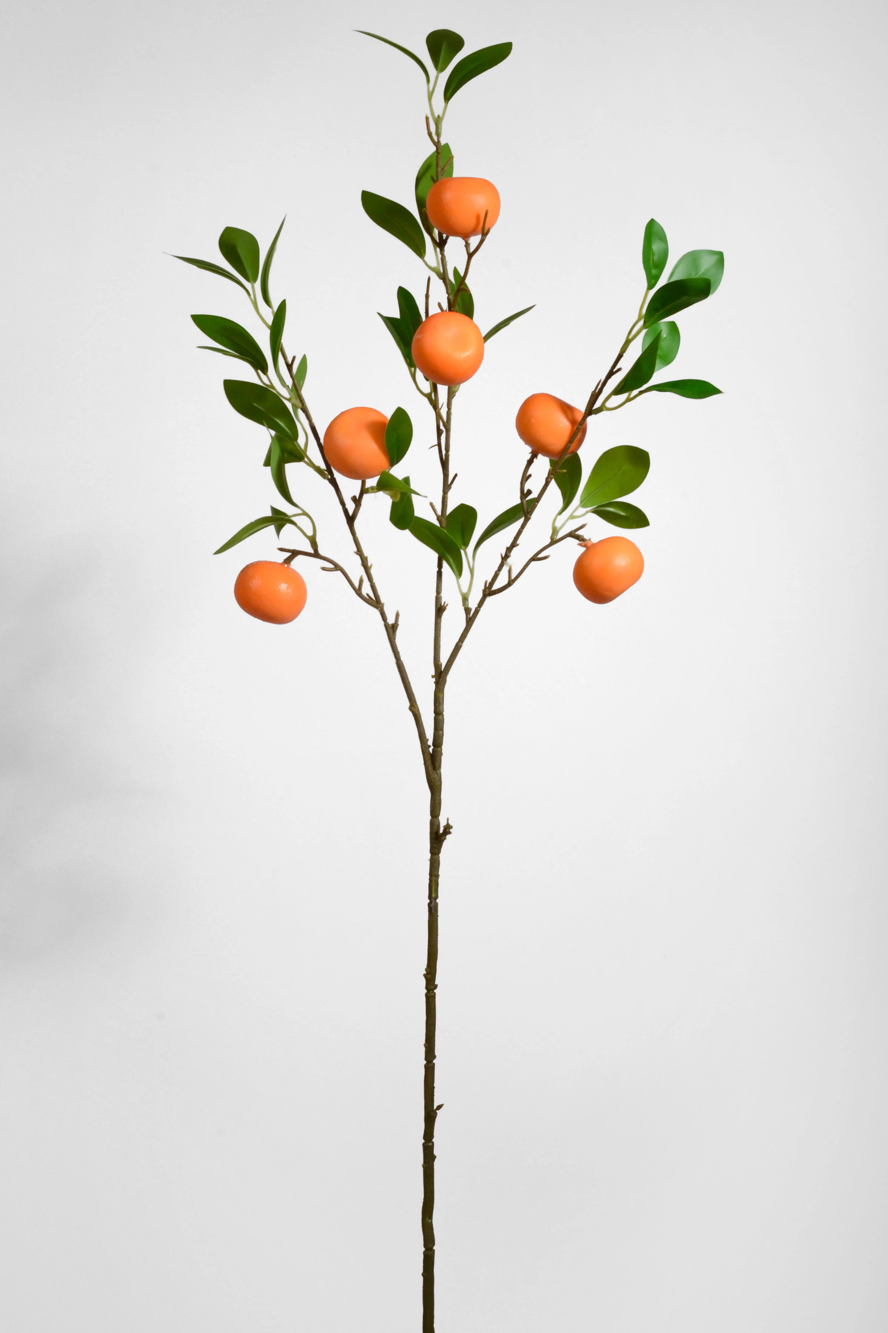 36'' Orange Spray W/ Leaves Orange/Green