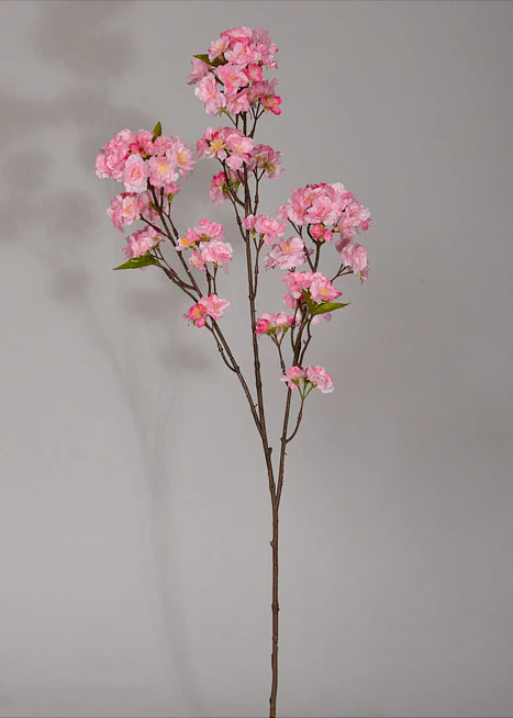 36" Silk Cherry Blossom Spray Pink