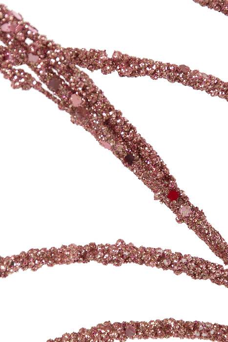 36" Twig Glitter Spray Pink - Image 2