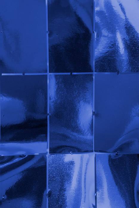 36" X 48" Foil Mirror Backdrop Royal Blue - Image 2