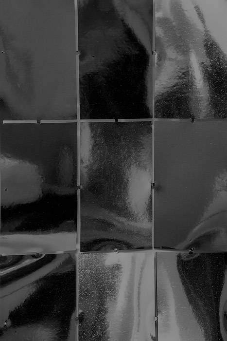 36"x48" Foil Mirror Backdrop Black - Image 2