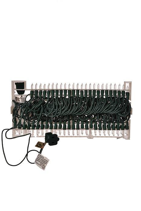 37' X 100 Lights Green/wire Insert Clear - Image 2