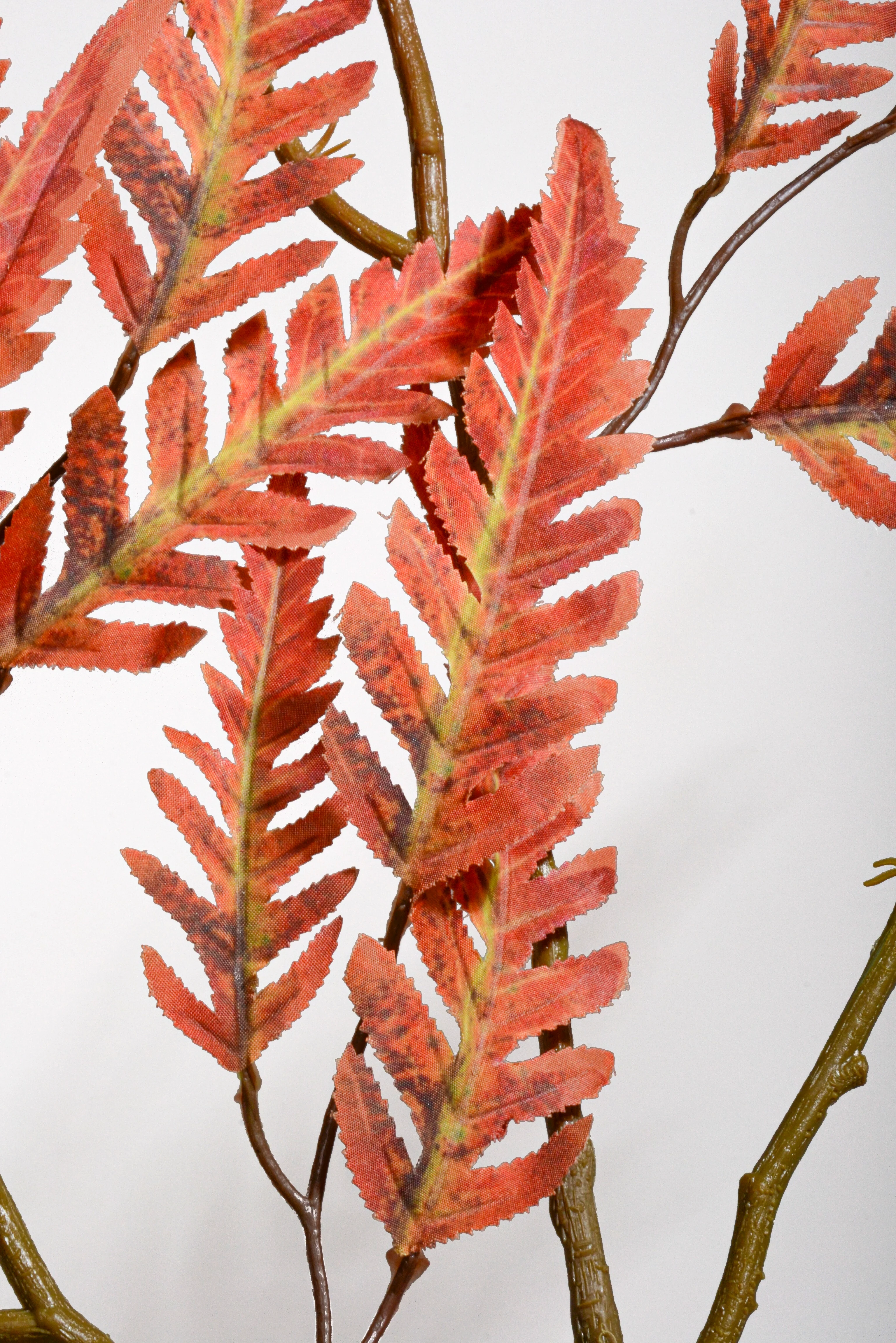 38.5" Silk Fern Spray Brick Orange - Image 2