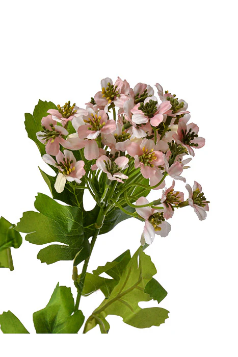 38.5" Silk Kalanchoe Flower Spray Light Pink - Image 2