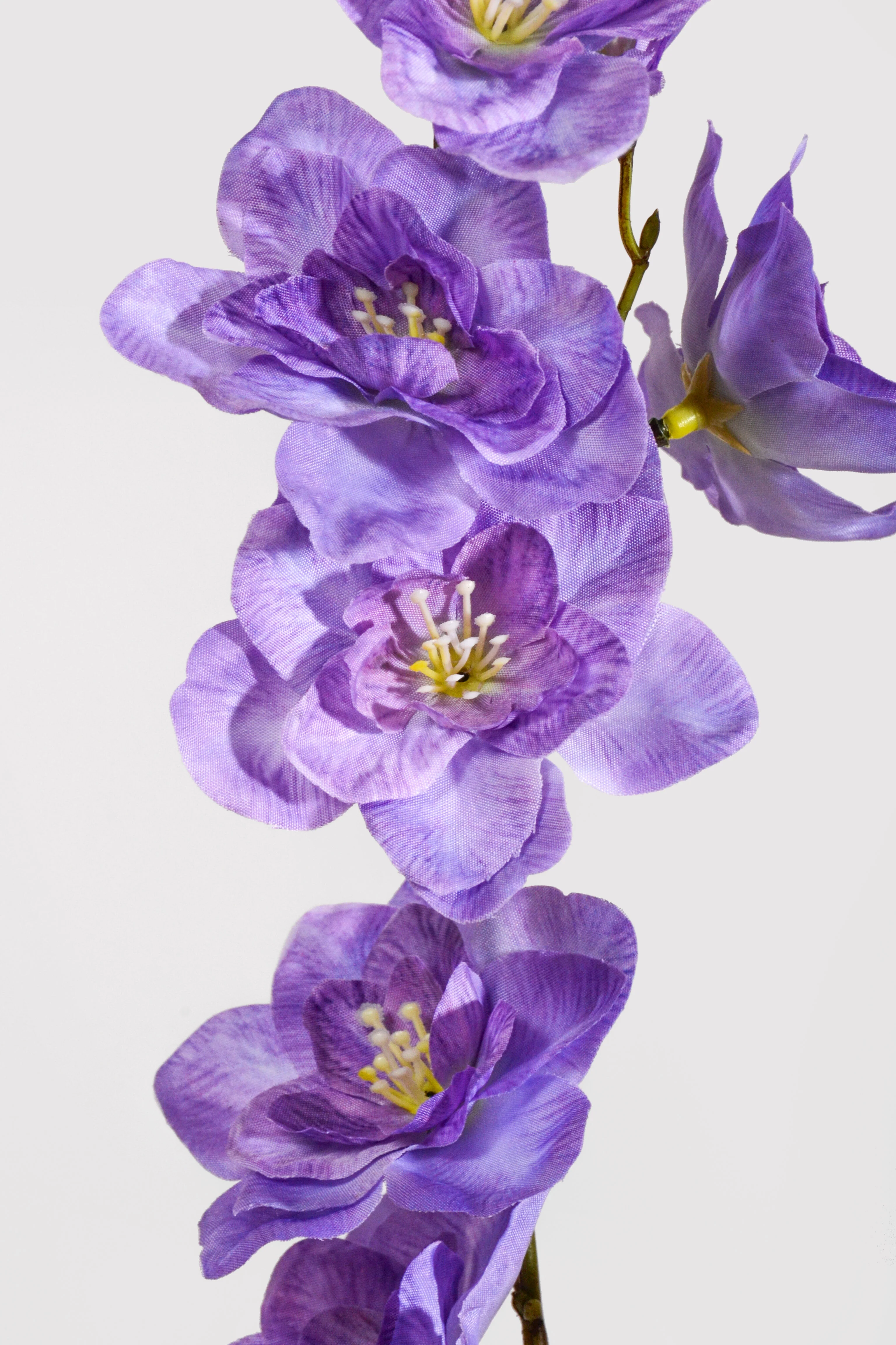 38" Silk Clematis Spray Lavender - Image 2