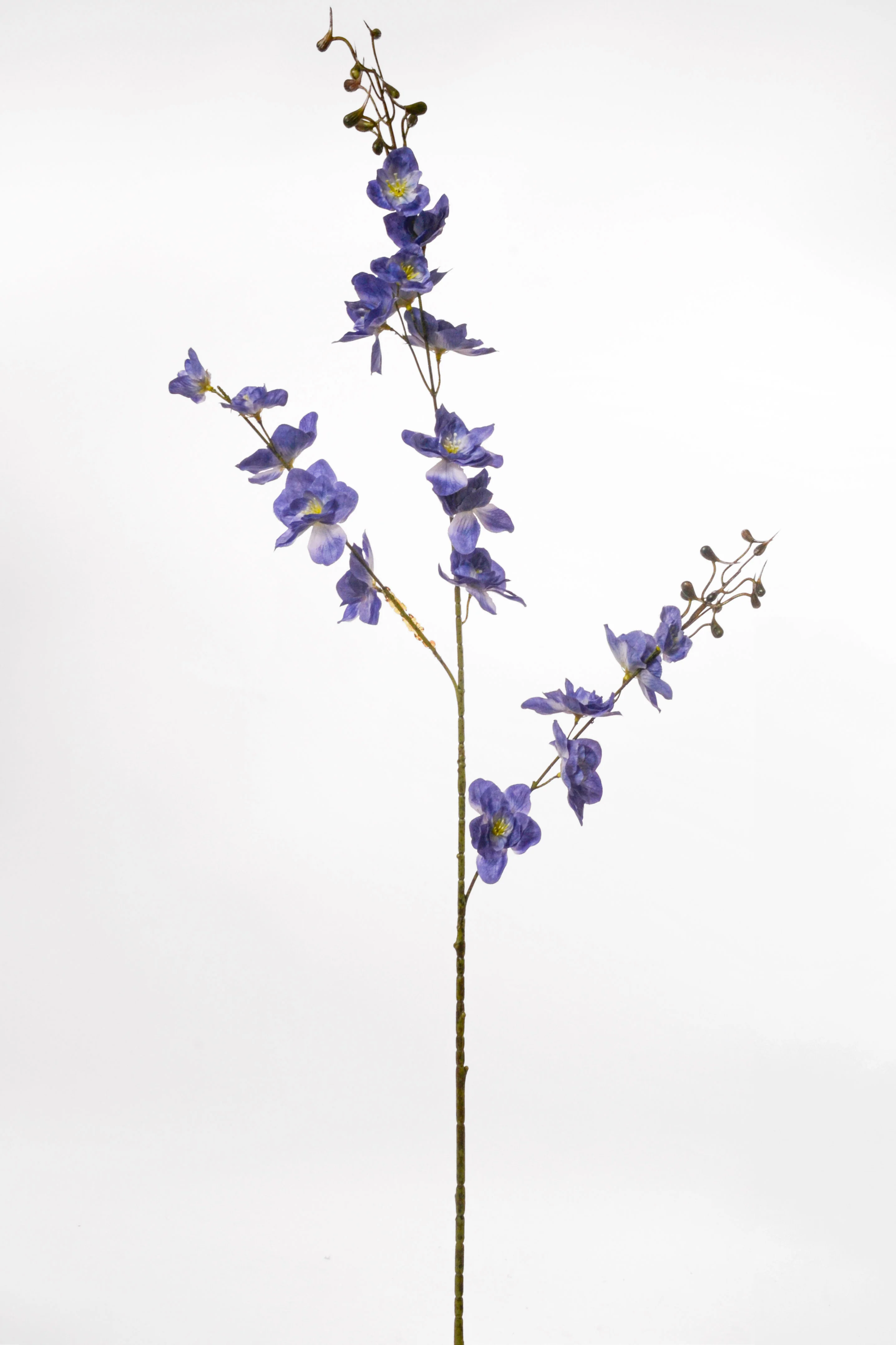 38" Silk Clematis Spray Purple