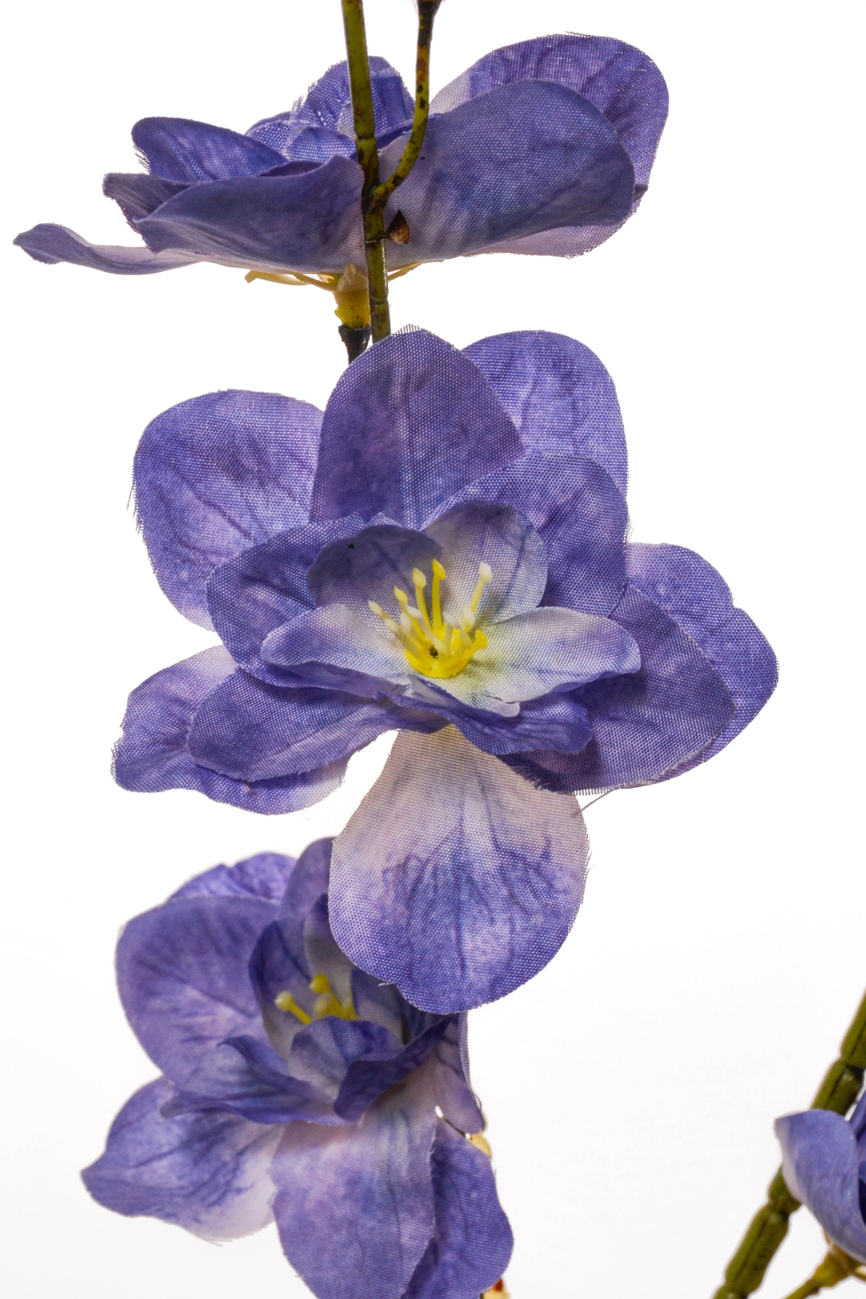 38" Silk Clematis Spray Purple - Image 2