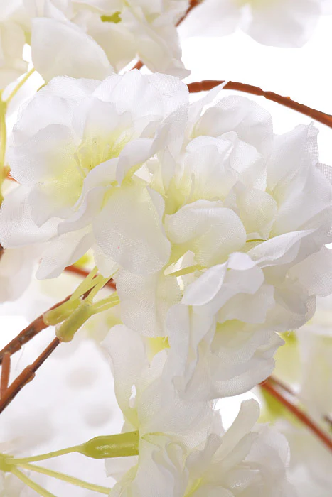 39.5" Cherry Blossom Bush Ivory - Image 3