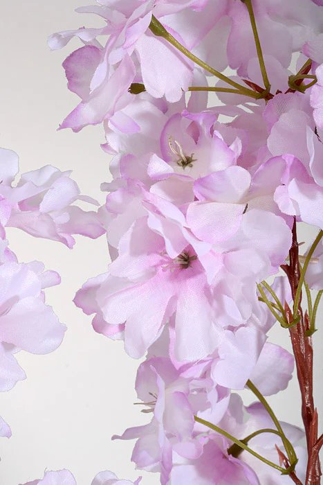 39.5'' Silk Cherry Blossom Spray Lavender - Image 2