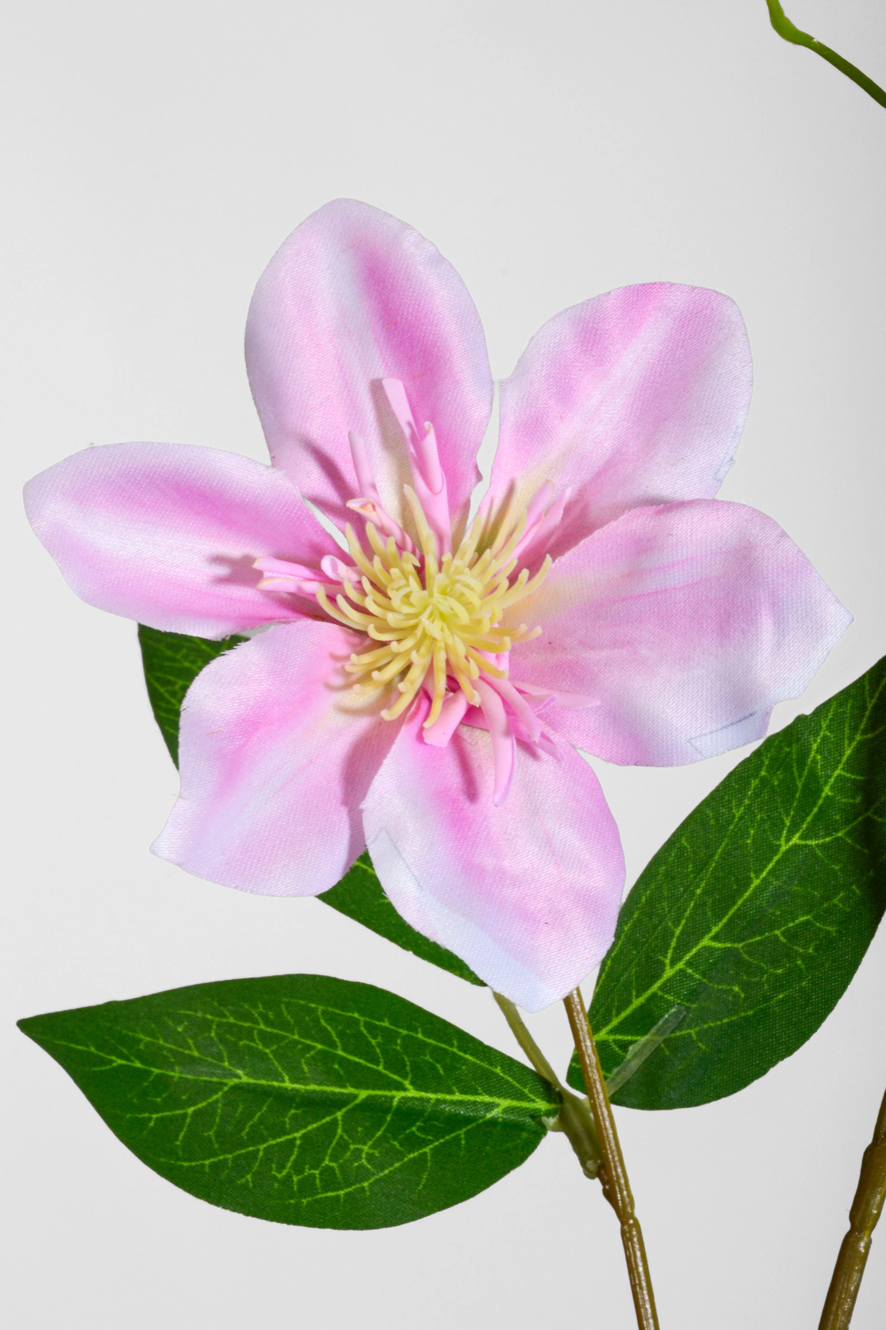 39.5'' Silk Clematis Spray Pink - Image 2