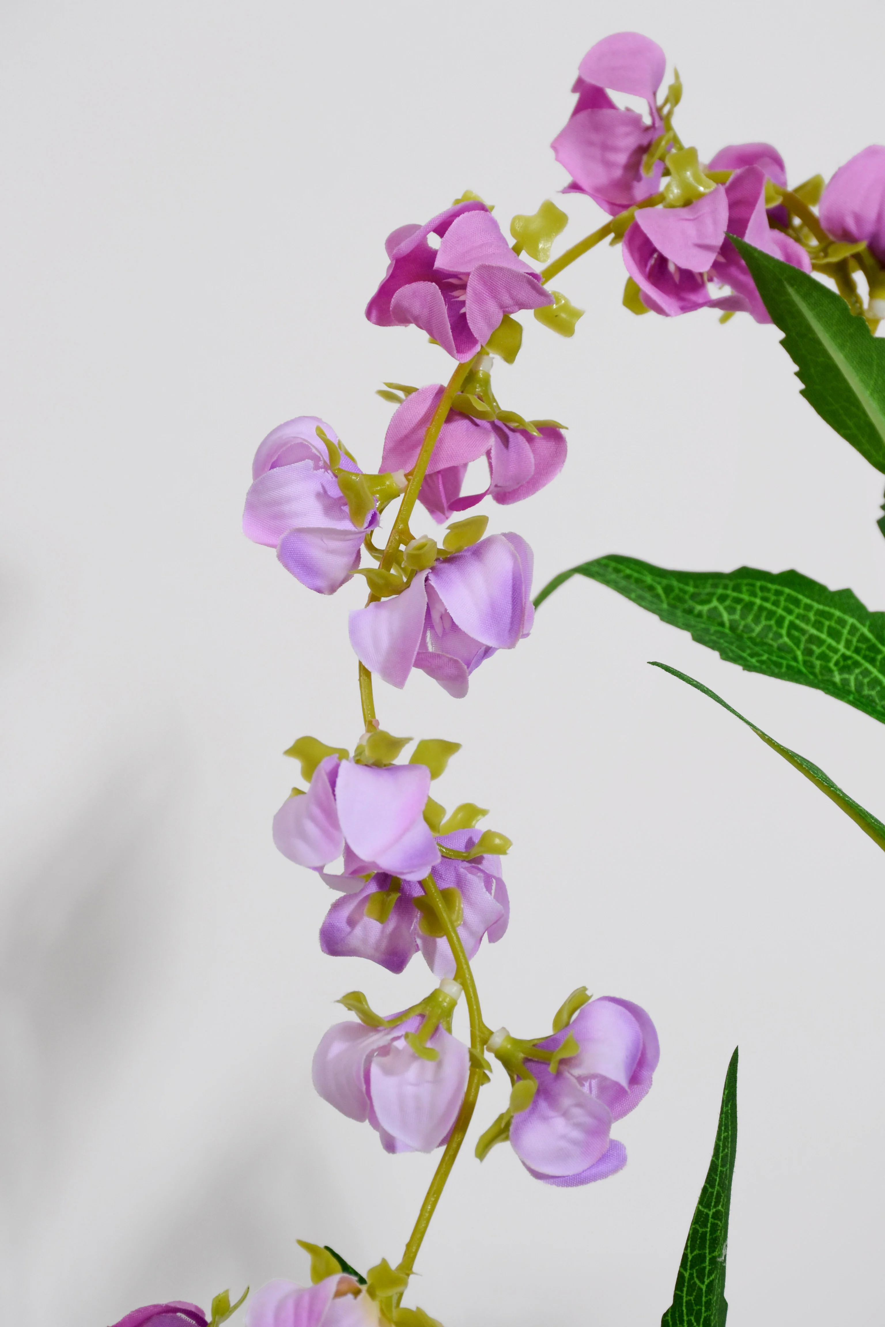 39.5" Silk Hanging Lantern Spray Lavender - Image 2