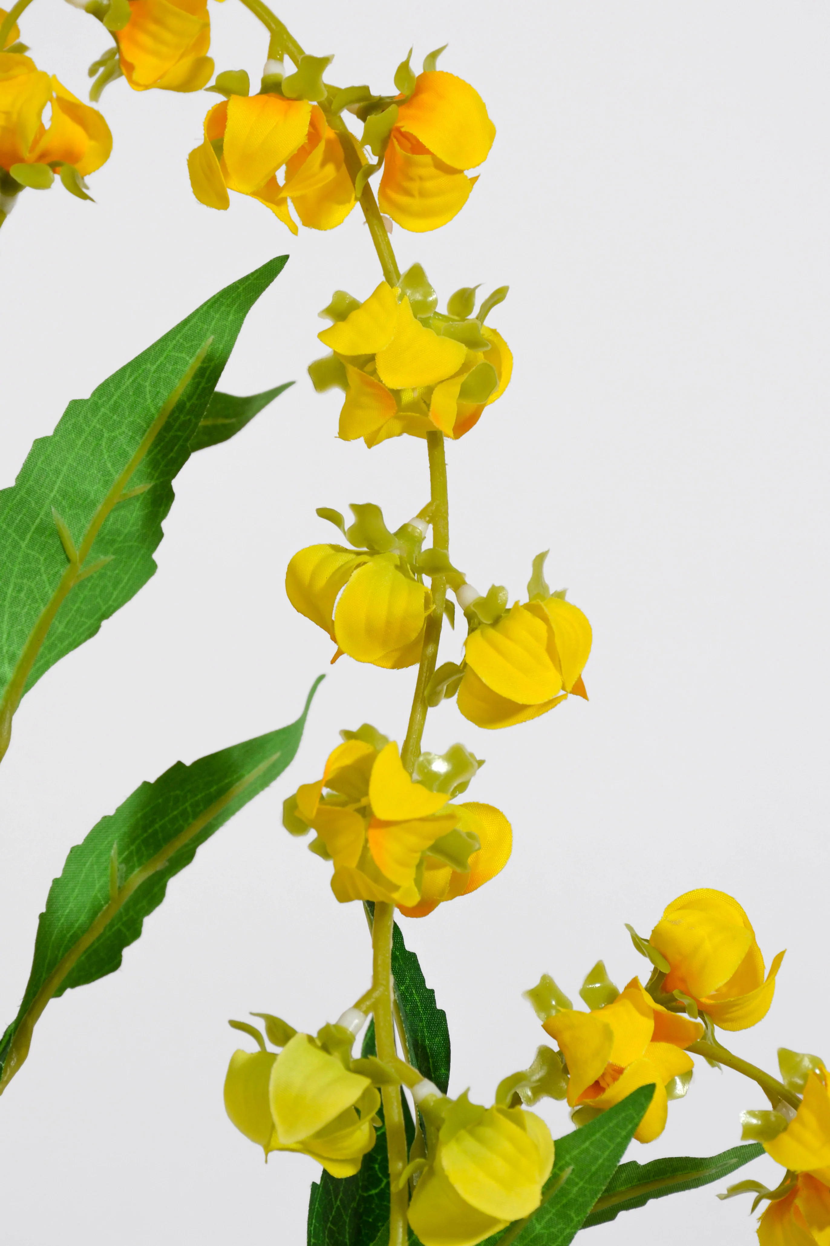 39.5" Silk Hanging Lantern Spray Yellow - Image 2