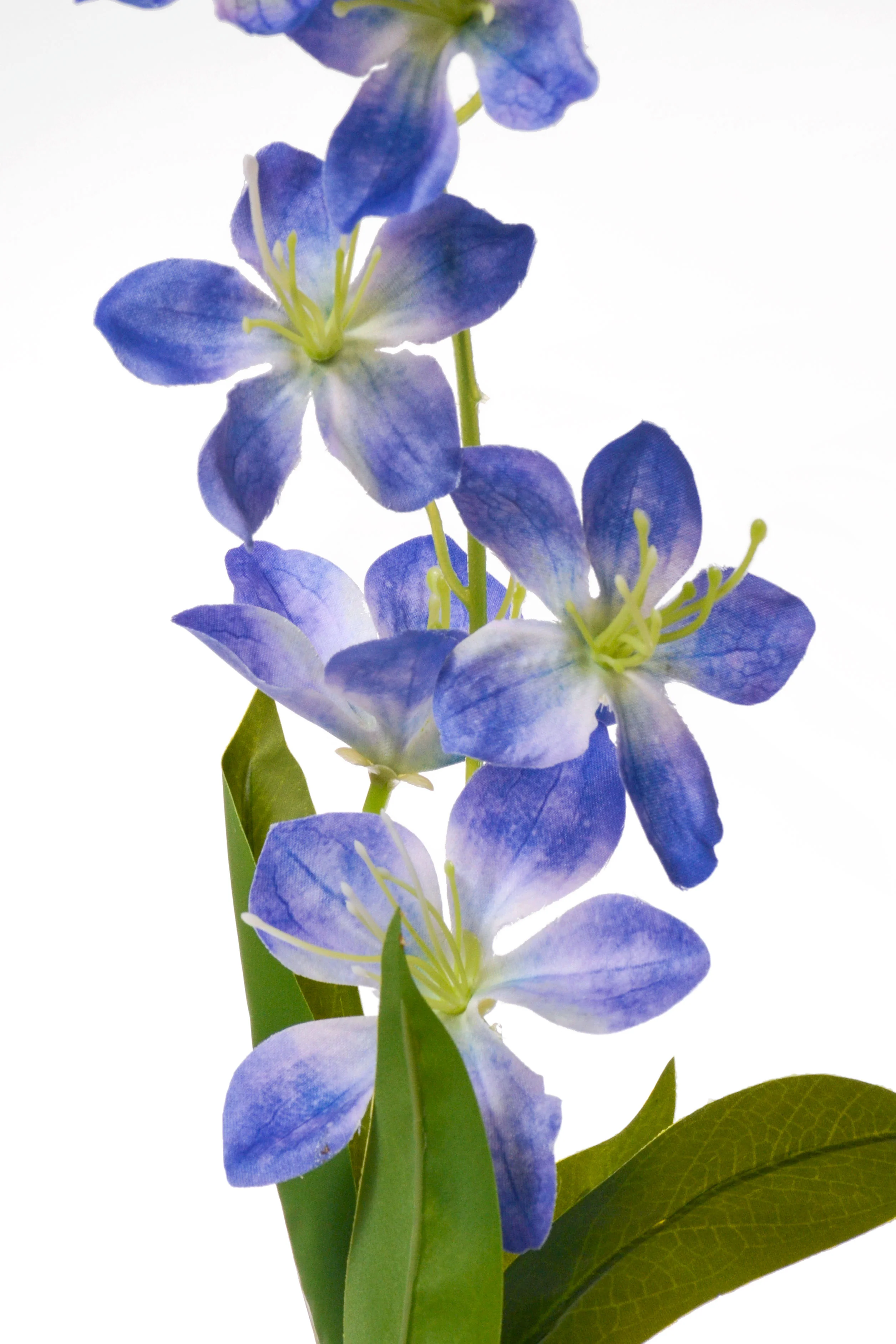 39.5" Silk Jasmine Spray Blue - Image 2
