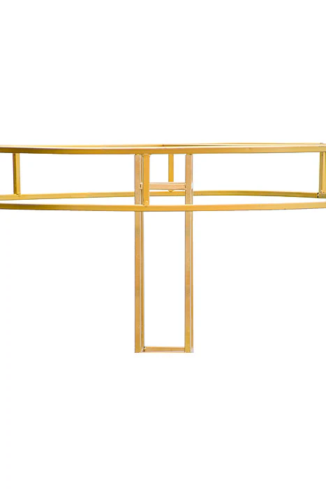 39.5" X 60" Floral Stand Gold - Image 2