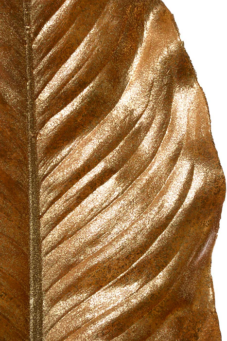 39" Metallic Calla Lily Spray Champagne Gold - Image 2