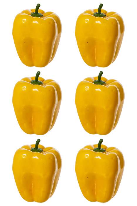 4.5" Bell Pepper Yellow Pkg/6 - Image 2