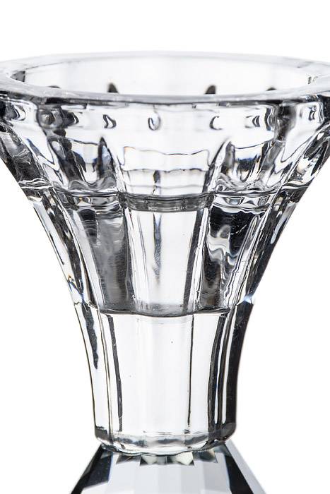 4.5" Crystal Single Candle Holder Clear - Image 2