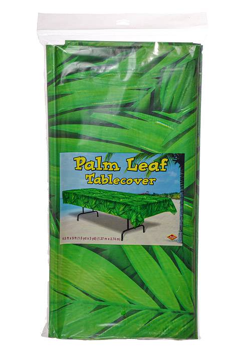 4.5 Ft x 9Ft Palm Leaf Table cover Green - Image 2