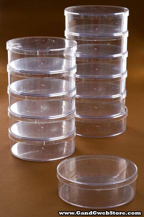 4.5"  Round Box Clear (Pkg/12) - Image 2