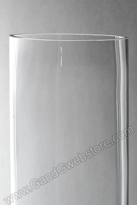 4.5" X 23.75" Glass Vase Clear - Image 2