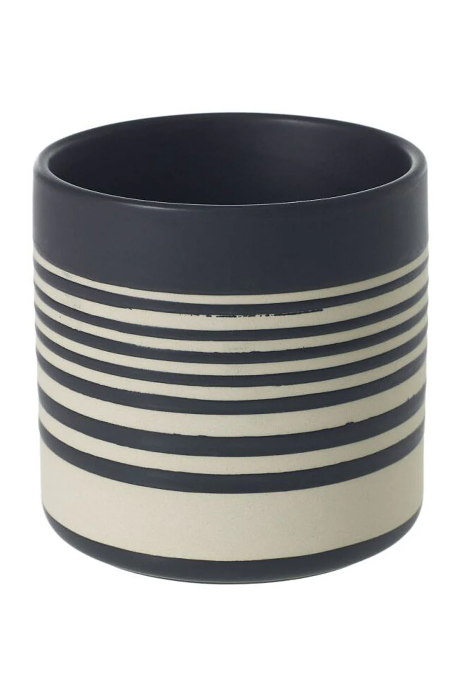 4.5'' X 4.5'' Sinclair Pot Black/Cream