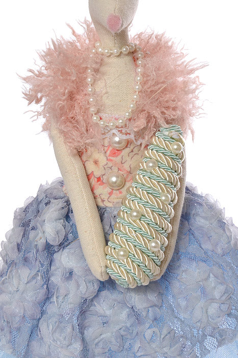 4.7" X 3.9" X 21" Easter Rabbit Blue/Pink Set/2 - Image 4