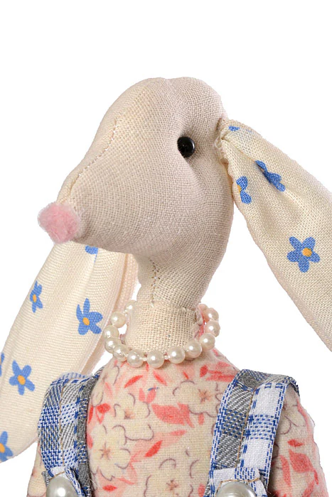 4.7" X 3.9" X 21" Easter Rabbit Blue/Pink Set/2 - Image 7