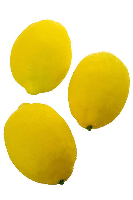 4" Artificial Lemon Pkg/12 Yellow - Image 2
