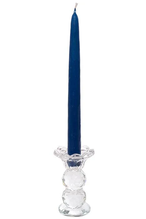4" Crystal Sigle Lite Candle Holder Clear - Image 3
