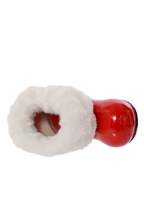 4" Santa's Boot Container Red/White - Image 2