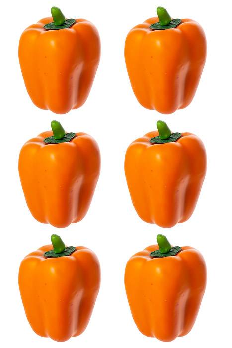 4" Weighted Bell Pepper Orange Pkg/6 - Image 2